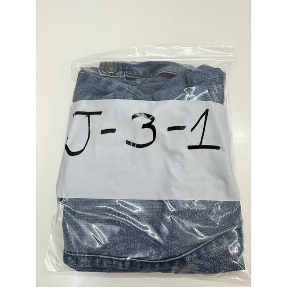 Womens Liz Claiborne Blue Audra Denim Capris Size 12 - Picture 13 of 13